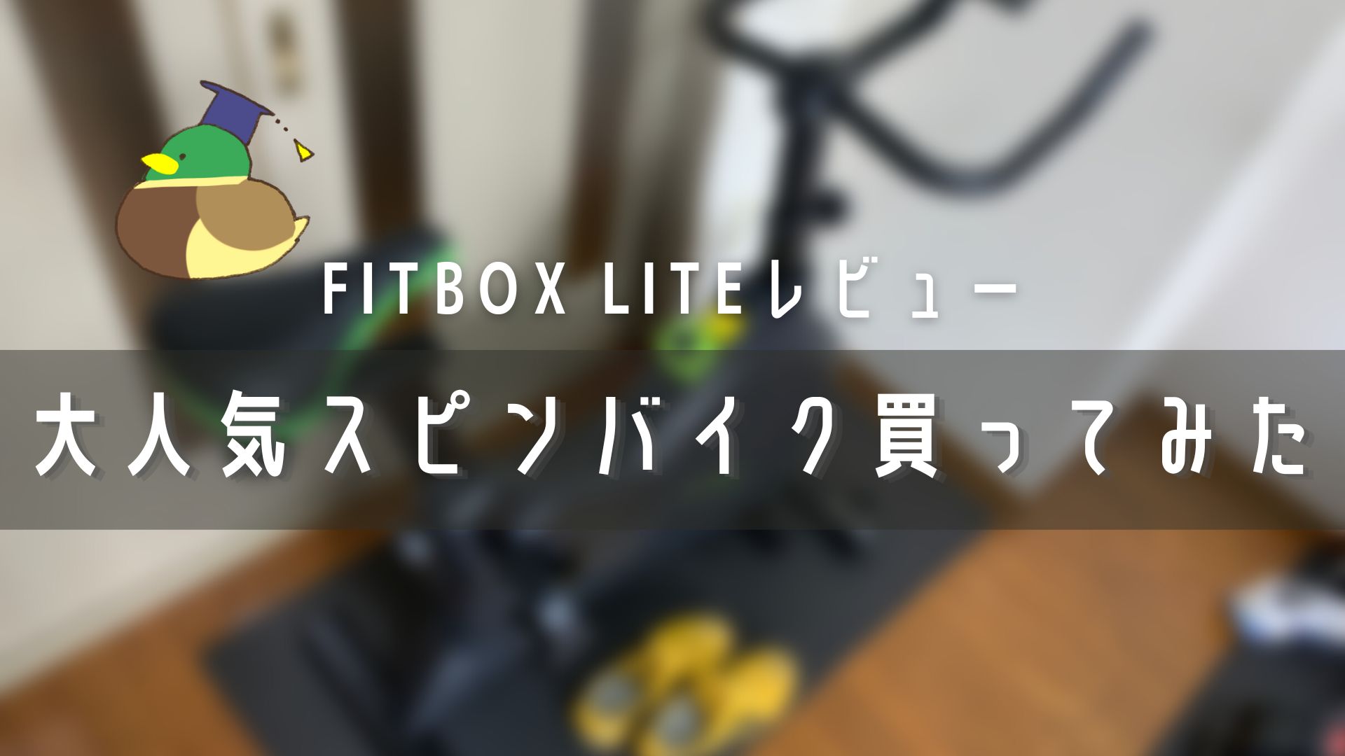 FITBOX LITE】大人気スピンバイク買ってみた【FITBOX Lite 違い】 - た